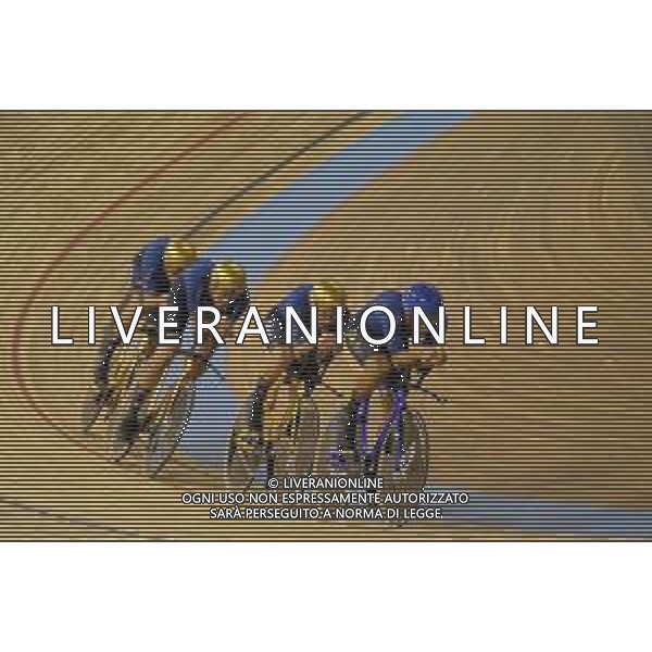 21-10-2021 World Championships Elite Track; Giornata 02; 2021, Italia; Ganna, Filippo; Consonni, Simone; Milan, Jonathan; Bertazzo, Liam; Roubaix; ©SIROTTI/AG. ALDO LIVERANI SAS
