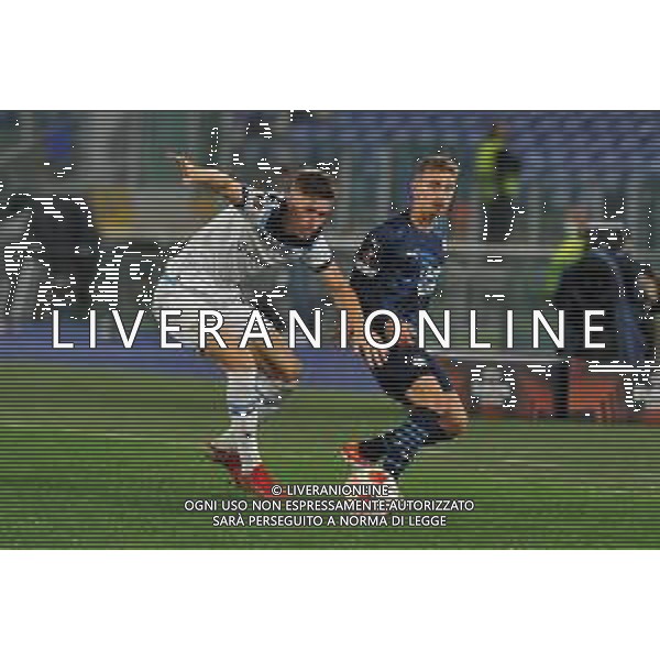 Lazio vs Marsiglia Europa League - 3 giornata Stadio Olimpico - Roma 21-10-2021 nella foto Basic e Rongier FOTO FEDERICO GAETANO-AG ALDO LIVERANI SAS