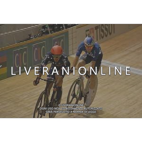 21-10-2021 World Championships Elite Track; Giornata 02; 2021, Italia; 2021, France; Viviani, Elia; Grondin, Donavan; Roubaix; ©SIROTTI/AGENZIA ALDO LIVERANI SAS