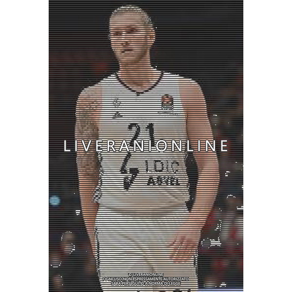 © TVRG Dylan Osetkowski (Lyon-Villeurbanne) AX Armani Exchange Milano vs LDLC ASVEL Lyon-Villeurbanne Turkish Ailines EuroLeague - 5a giornata regular season Assago (MI) 21-10-2021 Mediolanum Forum foto Roberto Garavaglia/ag. Aldo Liverani sas/AGENZIA ALDO LIVERANI SAS