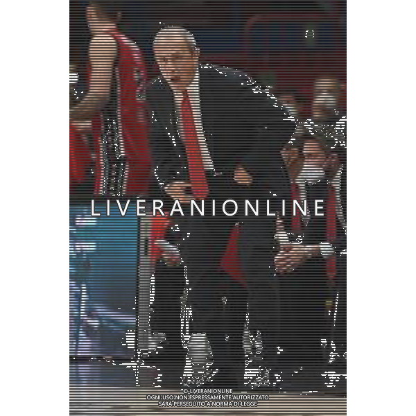 ¬© TVRG Ettore Messina allenatore Milano AX Armani Exchange Milano vs LDLC ASVEL Lyon-Villeurbanne Turkish Ailines EuroLeague - 5a giornata regular season Assago (MI) 21-10-2021 Mediolanum Forum foto Roberto Garavaglia/ag. Aldo Liverani sas/AGENZIA ALDO LIVERANI SAS