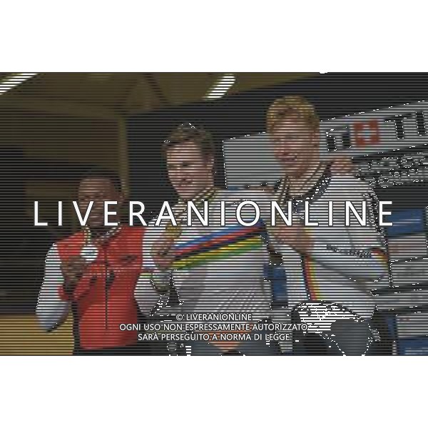 22-10-2021 World Championships Elite Track; Giornata 03; 2021, Olanda; 2021, Trinidad E Tobago; 2021, Germany; Hoogland, Jeffrey; Paul, Nicholas; Eilers, Joachim; Roubaix; FOTO STEFANO SIROTTI-AG ALDO LIVERANI SAS