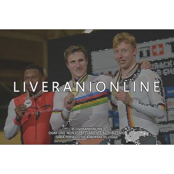 22-10-2021 World Championships Elite Track; Giornata 03; 2021, Olanda; 2021, Trinidad E Tobago; 2021, Germany; Hoogland, Jeffrey; Paul, Nicholas; Eilers, Joachim; Roubaix; FOTO STEFANO SIROTTI-AG ALDO LIVERANI SAS