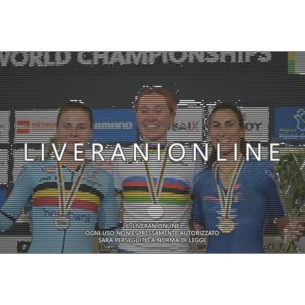 22-10-2021 World Championships Elite Women Track; Giornata 03; 2021, Great Britain; 2021, Belgium; 2021, Italia; Archibald, Katie; Kopecky, Lotte; Balsamo, Elisa; Roubaix; FOTO STEFANO SIROTTI-AG ALDO LIVERANI SAS