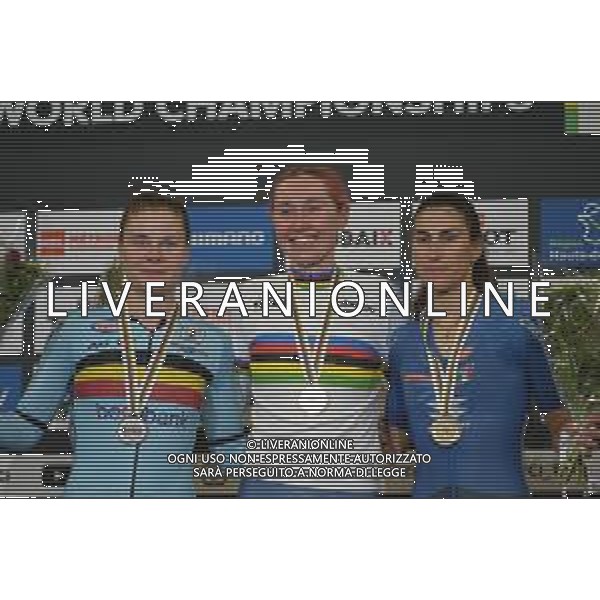 22-10-2021 World Championships Elite Women Track; Giornata 03; 2021, Great Britain; 2021, Belgium; 2021, Italia; Archibald, Katie; Kopecky, Lotte; Balsamo, Elisa; Roubaix; FOTO STEFANO SIROTTI-AG ALDO LIVERANI SAS