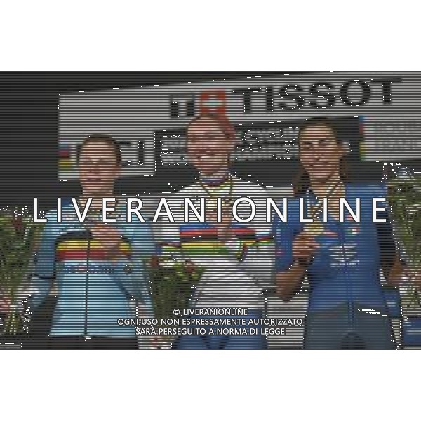 22-10-2021 World Championships Elite Women Track; Giornata 03; 2021, Great Britain; 2021, Belgium; 2021, Italia; Archibald, Katie; Kopecky, Lotte; Balsamo, Elisa; Roubaix; FOTO STEFANO SIROTTI-AG ALDO LIVERANI SAS