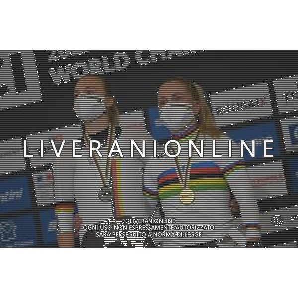 22-10-2021 World Championships Elite Women Track; Giornata 03; 2021, Germany; Hinze, Emma; Friedrich, Lea; Roubaix; FOTO STEFANO SIROTTI-AG ALDO LIVERANI SAS