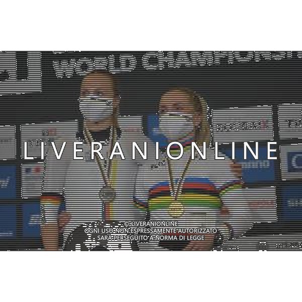22-10-2021 World Championships Elite Women Track; Giornata 03; 2021, Germany; Hinze, Emma; Friedrich, Lea; Roubaix; FOTO STEFANO SIROTTI-AG ALDO LIVERANI SAS