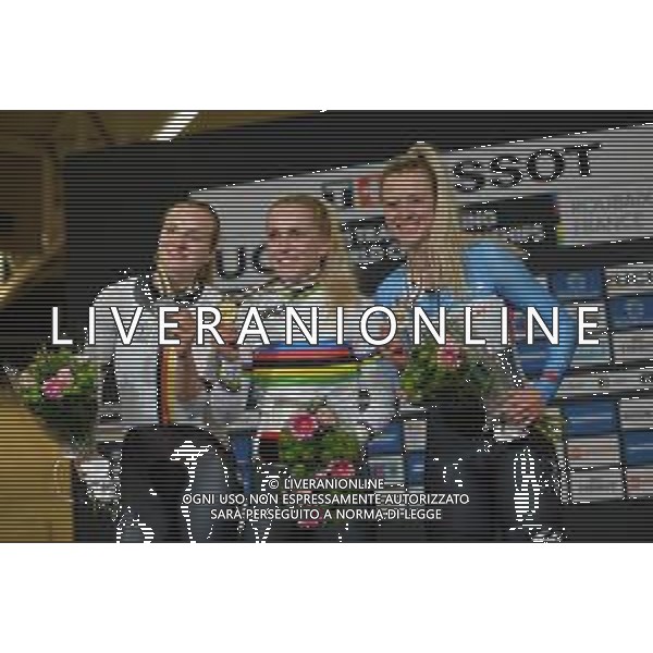 22-10-2021 World Championships Elite Women Track; Giornata 03; 2021, Germany; 2021, Canada; Hinze, Emma; Friedrich, Lea; Mitchell, Kelsey; Roubaix; FOTO STEFANO SIROTTI-AG ALDO LIVERANI SAS