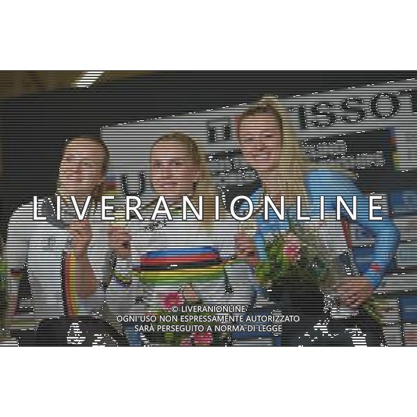22-10-2021 World Championships Elite Women Track; Giornata 03; 2021, Germany; 2021, Canada; Hinze, Emma; Friedrich, Lea; Mitchell, Kelsey; Roubaix; FOTO STEFANO SIROTTI-AG ALDO LIVERANI SAS