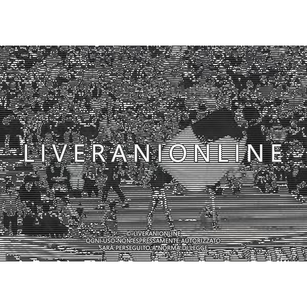 13-01-1985 UDINE CAMPIONATO DI CALCIO SERIE A UDINESE -CREMONESE 2-0 NELLA FOTO TIFOSI UDINESE AG ALDO LIVERANI SAS