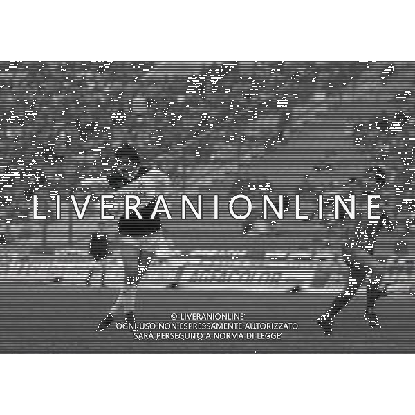 13-01-1985 UDINE CAMPIONATO DI CALCIO SERIE A UDINESE -CREMONESE 2-0 NELLA FOTO ANDREA CARNEVALE AG ALDO LIVERANI SAS