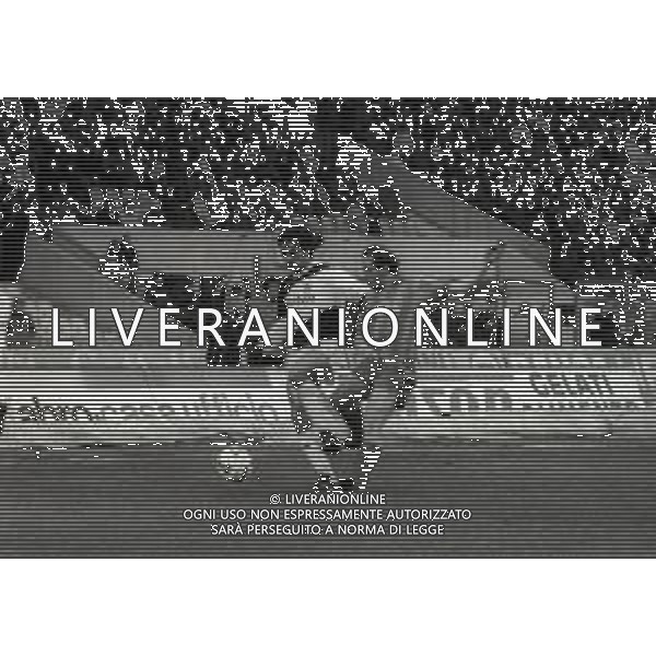 13-01-1985 UDINE CAMPIONATO DI CALCIO SERIE A UDINESE -CREMONESE 2-0 NELLA FOTO MASSIMO MAURO E FRANCO PANCHERI AG ALDO LIVERANI SAS