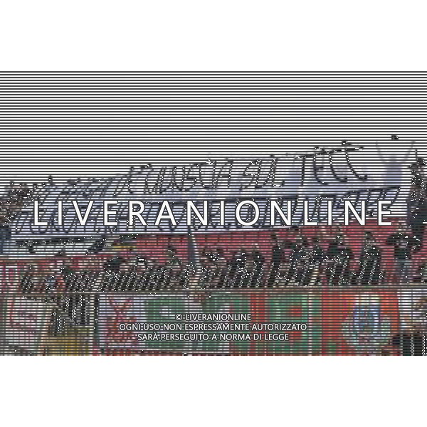 ¬© TVRG striscione per Matteo Pessina giocatore dell\'Atalanta cresciuto nelle giovanili del Monza Monza vs Cittadella Campionato Serie BKT - 9a giornata Monza 23-10-2021 U-Power Stadium foto Roberto Garavaglia/ag. Aldo Liverani sas /AGENZIA ALDO LIVERANI SAS