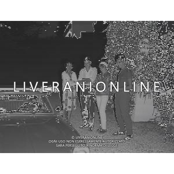 RETROPETTIVA GUY BORBONE PARMA REALI NELLA FOTO GUY BORBONE PARMA CON LA MADRE IL FRATELLO E LA MOGLIE BRIGITTE PEU-DUVALLON A CANNES IL GIORNO 01-10-1964 AG ALDO LIVERANI SAS