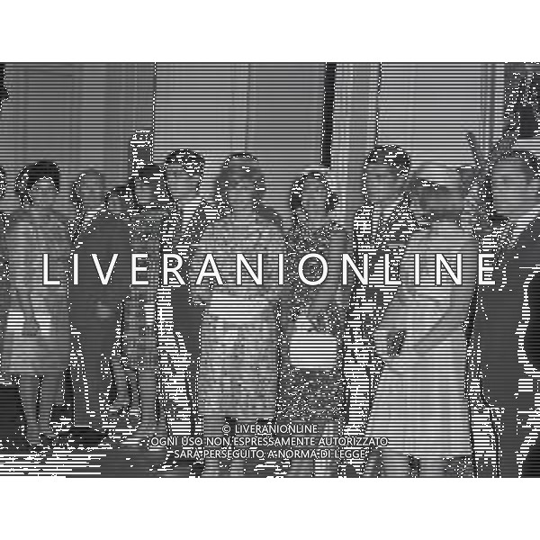 RETROPETTIVA GUY BORBONE PARMA REALI NELLA FOTO GUY BORBONE PARMA MATRIMONIO CIVILE A NIZZA CON LA MOGLIE BRIGITTE PEU-DUVALLON NELL\'ANNO 1964 AG ALDO LIVERANI SAS