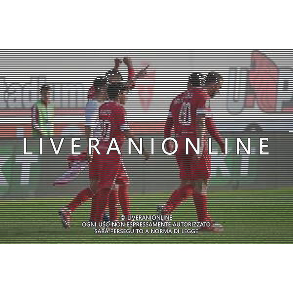 © TVRG esultanza Monza dopo il gol dell\'1 a 0 Marco D\'Alessandro (Monza) Monza vs Cittadella Campionato Serie BKT - 9a giornata Monza 23-10-2021 U-Power Stadium foto Roberto Garavaglia/ag. Aldo Liverani sas /AGENZIA ALDO LIVERANI SAS
