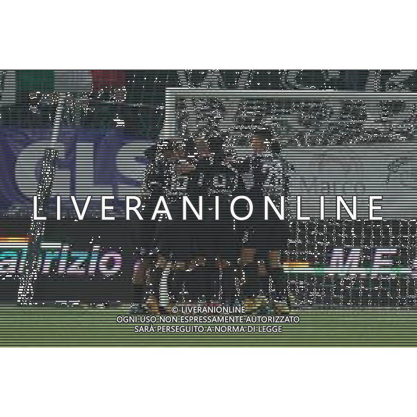 Carlo Ilari (C) esulta dopo aver messo a segno la rete dello 0-2 durante la gara di Lega Pro girone B tra Teramo Calcio e Cesena presso lo stadio Gaetano Bonolis il 23 Ottobre 2021 a Teramo. (Photo: Danilo Di Giovanni) ©Danilo Di Giovanni/AGENZIA ALDO LIVERANI SAS