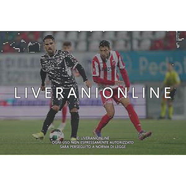 Francesco Ardizzone (C) in azione durante la gara di Lega Pro girone B tra Teramo Calcio e Cesena presso lo stadio Gaetano Bonolis il 23 Ottobre 2021 a Teramo. (Photo: Danilo Di Giovanni) ©Danilo Di Giovanni/AGENZIA ALDO LIVERANI SAS