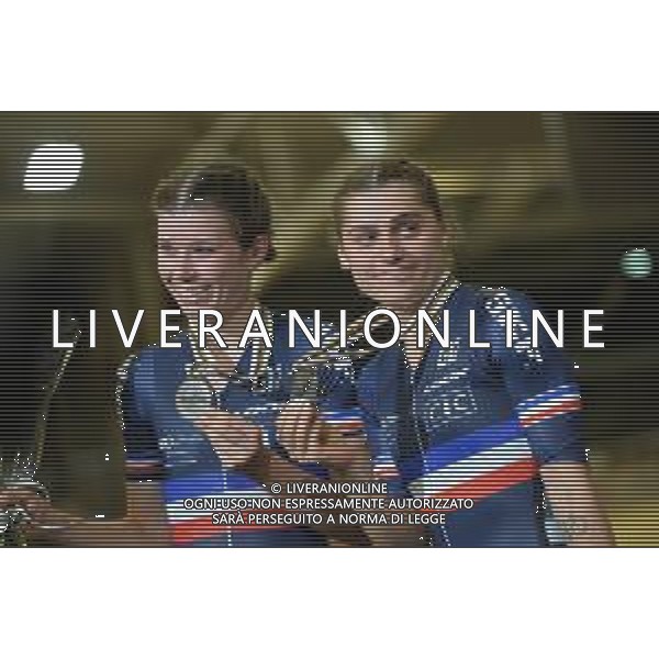 23-10-2021 World Championships Elite Women Track; Giornata 04; 2021, France; Copponi, Clara; Le Net, Marie; Roubaix; ©SIROTTI/AGENZIA ALDO LIVERANI SAS