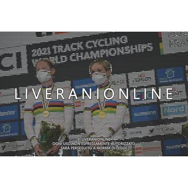 23-10-2021 World Championships Elite Women Track; Giornata 04; 2021, Olanda; Pieters, Amy; Wild, Kirsten; Roubaix; ©SIROTTI/AGENZIA ALDO LIVERANI SAS