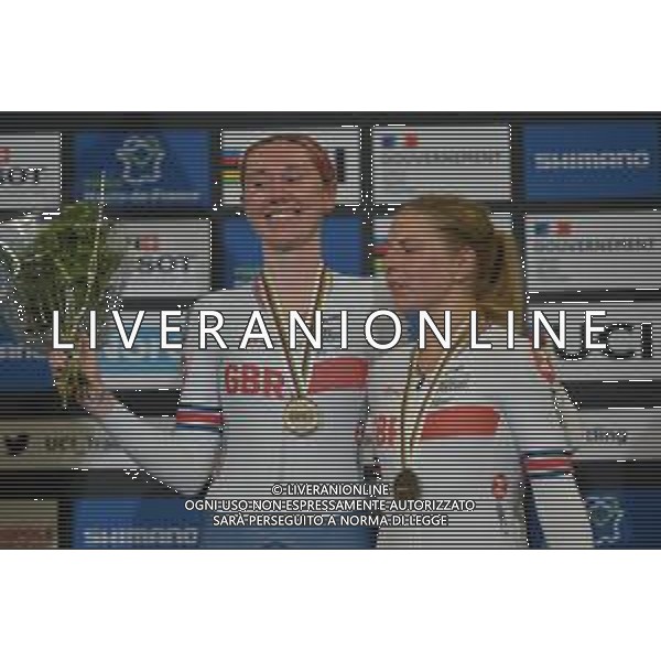 23-10-2021 World Championships Elite Women Track; Giornata 04; 2021, Great Britain; Archibald, Katie; Evans, Neah; Roubaix; ©SIROTTI/AGENZIA ALDO LIVERANI SAS