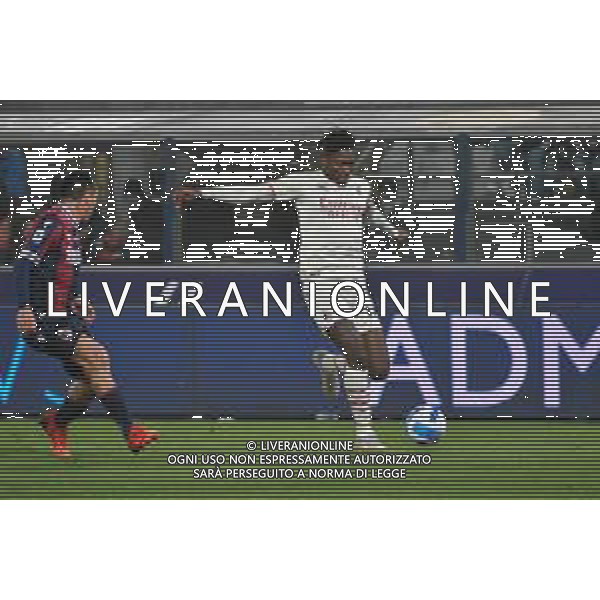BOLOGNA vs MILAN CAMPIONATO CALCIO SERIE A TIM 23.10.2021 NELLA FOTO IL GOL DI RAFAEL LEAO ©VILLANI / AGENZIA ALDO LIVERANI SAS