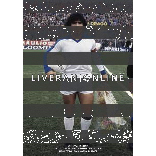 RETROSPETTIVA DIEGO ARMANDO MARADONA CALCIATORE NELLA FOTO DIEGO ARMANDO MARADONA AG ALDO LIVERANI SAS