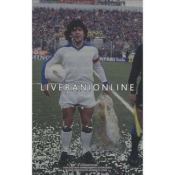 RETROSPETTIVA DIEGO ARMANDO MARADONA CALCIATORE NELLA FOTO DIEGO ARMANDO MARADONA AG ALDO LIVERANI SAS