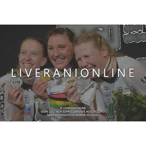 23-10-2021 World Championships Elite Women Track; Giornata 04; 2021, Germany; Brennauer, Lisa; Brausse, Franziska; Kroeger, Mieke; Roubaix; ©SIROTTI / AGENZIA ALDO LIVERANI SAS