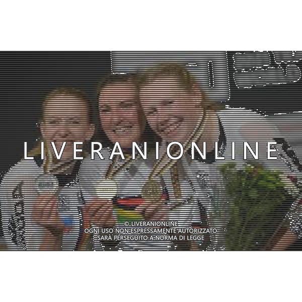 23-10-2021 World Championships Elite Women Track; Giornata 04; 2021, Germany; Brennauer, Lisa; Brausse, Franziska; Kroeger, Mieke; Roubaix; ©SIROTTI / AGENZIA ALDO LIVERANI SAS
