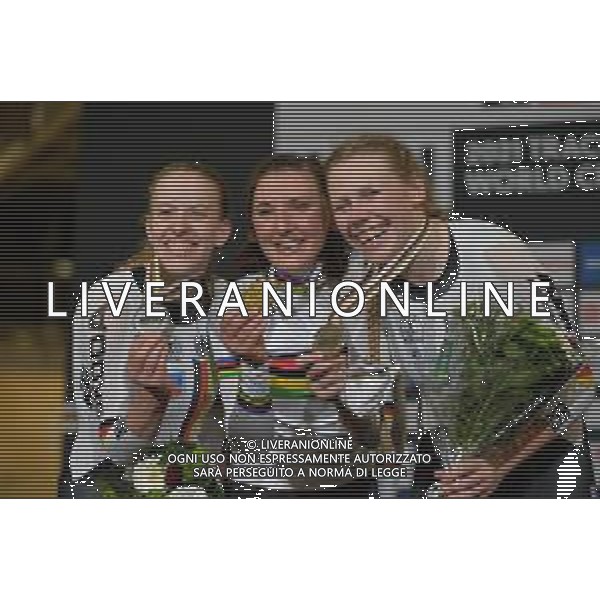 23-10-2021 World Championships Elite Women Track; Giornata 04; 2021, Germany; Brennauer, Lisa; Brausse, Franziska; Kroeger, Mieke; Roubaix; ©SIROTTI / AGENZIA ALDO LIVERANI SAS