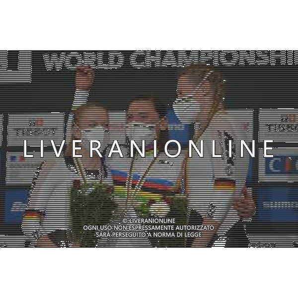 23-10-2021 World Championships Elite Women Track; Giornata 04; 2021, Germany; Brennauer, Lisa; Brausse, Franziska; Kroeger, Mieke; Roubaix; ©SIROTTI / AGENZIA ALDO LIVERANI SAS