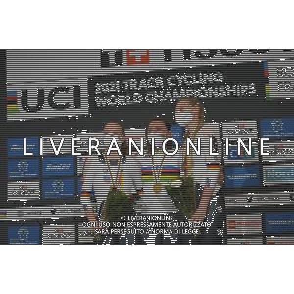 23-10-2021 World Championships Elite Women Track; Giornata 04; 2021, Germany; Brennauer, Lisa; Brausse, Franziska; Kroeger, Mieke; Roubaix; ©SIROTTI / AGENZIA ALDO LIVERANI SAS
