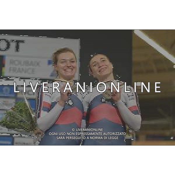 23-10-2021 World Championships Elite Women Track; Giornata 04; 2021, Russia; Voinova, Anastasiia; Shmeleva, Daria; Roubaix; ©SIROTTI / AGENZIA ALDO LIVERANI SAS