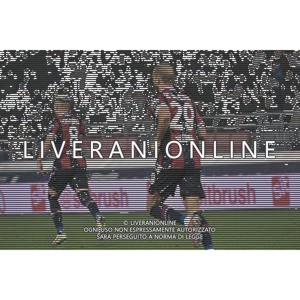 BOLOGNA vs MILAN CAMPIONATO CALCIO SERIE A TIM 23.10.2021 NELLA FOTO ESULTANZA DOPO AUTOGOL DI IBRAHIMOVIC ©VILLANI / AGENZIA ALDO LIVERANI SAS
