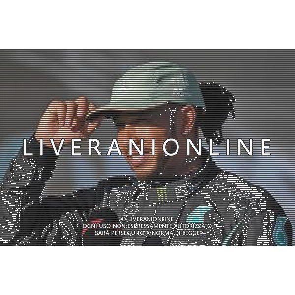 Lewis Hamilton (GBR) Mercedes AMG F1 in qualifying parc ferme. 23.10.2021. Formula 1 World Championship, Rd 17, United States Grand Prix, Austin, Texas, USA, Qualifying Day. - www.xpbimages.com, EMail: requests@xpbimages.com © Copyright: Price / XPB Images/ AGENZIA ALDO LIVERANI SAS - ITALY ONLY EDITORIAL USE ONLY