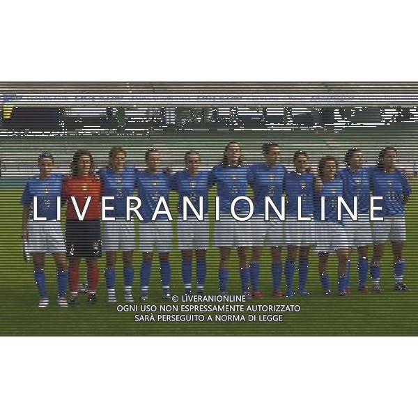 Monza 24/09/2005 Campionato Del Mondo Femminile Qualificazioni Italia-Ucraina 3-1 nella foto: Formazione Italia foto Danilo Recalcati /Ag.Aldo Liverani