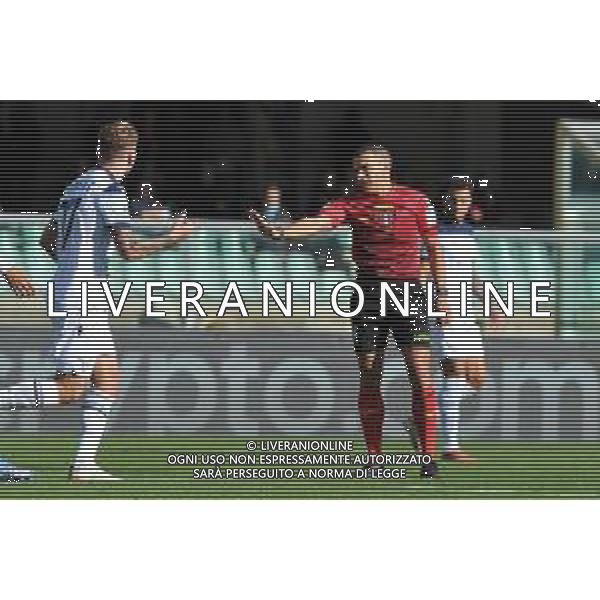 Hellas Verona vs Lazio Campionato Serie A TIM - 9 giornata Stadio Bentegodi - Verona 24-10-2021 nella foto Proteste di ciro Immobile con arbitro Piccinini ©Federico Gaetano / AGENZIA ALDO LIVERANI SAS