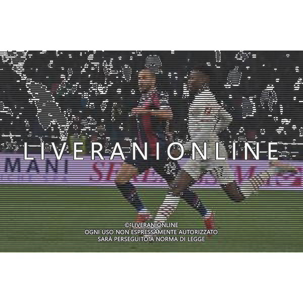 BOLOGNA vs MILAN CAMPIONATO CALCIO SERIE A TIM 23.10.2021 NELLA FOTO RAFAEL LEAO E LORENZO DE SILVESTRI ©VILLANI / AGENZIA ALDO LIVERANI SAS