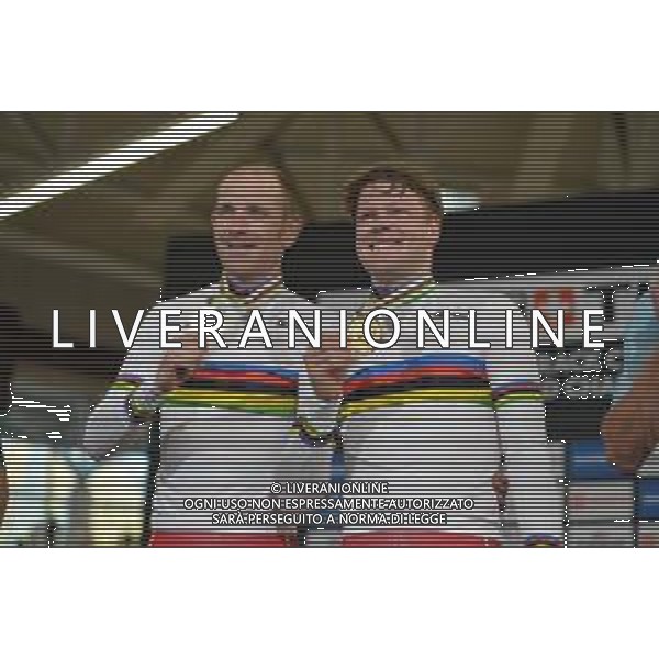 24-10-2021 World Championships Elite Track; Giornata 05; 2021, Danimarca; Morkov, Michael; Hansen, Lasse Norman; Roubaix; ©SIROTTI/ AGENZIA ALDO LIVERANI SAS