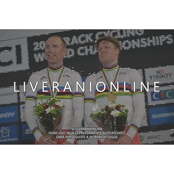 24-10-2021 World Championships Elite Track; Giornata 05; 2021, Danimarca; Morkov, Michael; Hansen, Lasse Norman; Roubaix; ©SIROTTI/ AGENZIA ALDO LIVERANI SAS