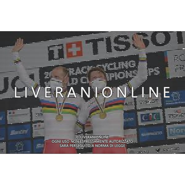 24-10-2021 World Championships Elite Track; Giornata 05; 2021, Danimarca; Morkov, Michael; Hansen, Lasse Norman; Roubaix; ©SIROTTI/ AGENZIA ALDO LIVERANI SAS