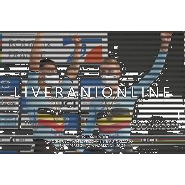 24-10-2021 World Championships Elite Track; Giornata 05; 2021, Belgium; De Ketele, Kenny; Ghys, Robbe; Roubaix; ©SIROTTI/ AGENZIA ALDO LIVERANI SAS