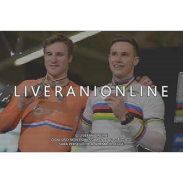 24-10-2021 World Championships Elite Track; Giornata 05; 2021, Olanda; Lavreysen, Harrie; Hoogland, Jeffrey; Roubaix; ©SIROTTI/ AGENZIA ALDO LIVERANI SAS