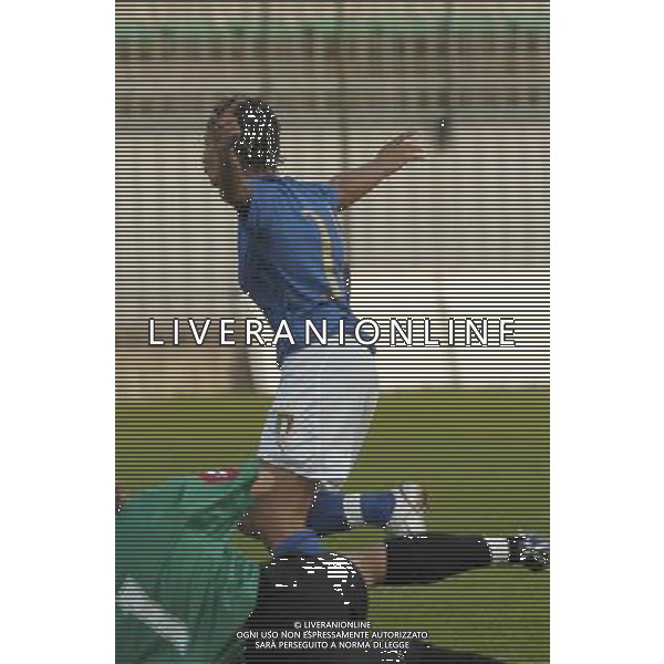 Monza 24/09/2005 Campionato Del Mondo Femminile Qualificazioni Italia-Ucraina 3-1 nella foto: Gol 3-1 di Marsico Teresa Lina foto Danilo Recalcati /Ag.Aldo Liverani