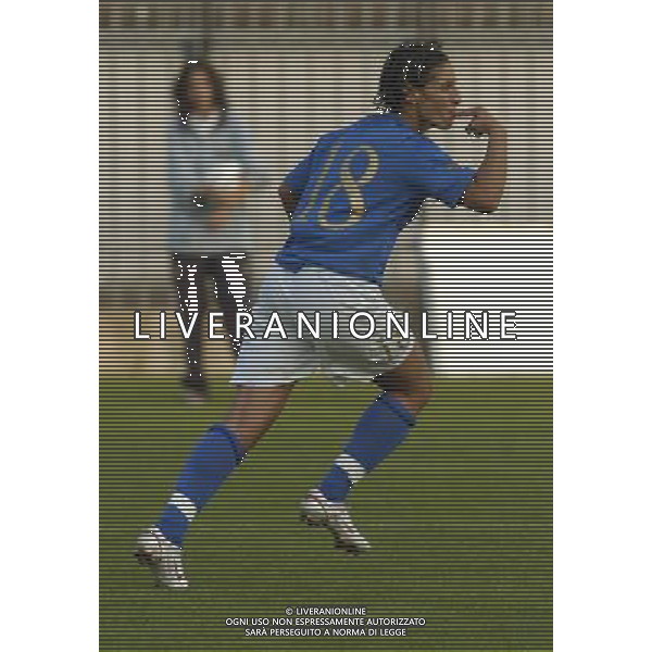 Monza 24/09/2005 Campionato Del Mondo Femminile Qualificazioni Italia-Ucraina 3-1 nella foto: Esultanza di Marsico Teresa Lina 3-1 foto Danilo Recalcati /Ag.Aldo Liverani