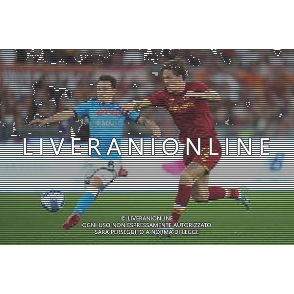 ROMA vs NAPOLI CAMPIONATO CALCIO SERIE A TIM 24.10.2021 NELLA FOTO Mario Rui, Nicolo\' Zaniolo ©MOSCA / AGENZIA ALDO LIVERANI SAS