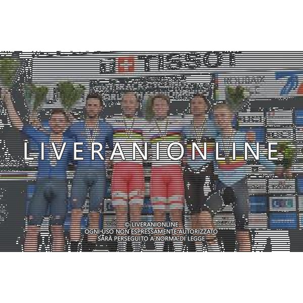 24-10-2021 World Championships Elite Track; Giornata 05; 2021, Danimarca; 2021, Italia; 2021, Belgium; Morkov, Michael; Hansen, Lasse Norman; Scartezzini, Michele; Consonni, Simone; De Ketele, Kenny; Ghys, Robbe; Roubaix; ©SIROTTI/ AGENZIA ALDO LIVERANI SAS
