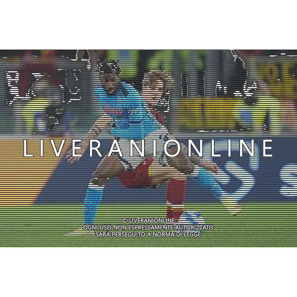 ROMA vs NAPOLI CAMPIONATO CALCIO SERIE A TIM 24.10.2021 NELLA FOTO Frank Anguissa, Nicolo\' Zaniolo ©MOSCA / AGENZIA ALDO LIVERANI SAS